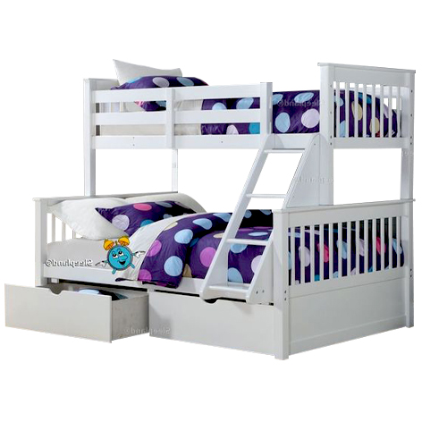 White Bunk Bed